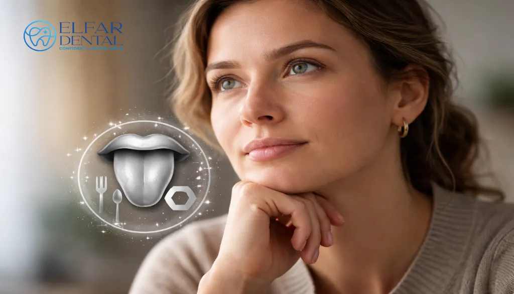 Metallic Taste in Mouth Dysgeusia Treatment Dentist Elfar Dental Belconnen Canberra ACT