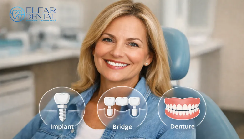 Tooth Replacement Options Dental Implants Dental Bridges Dentures Elfar Dental Belconnen Dentist Canberra